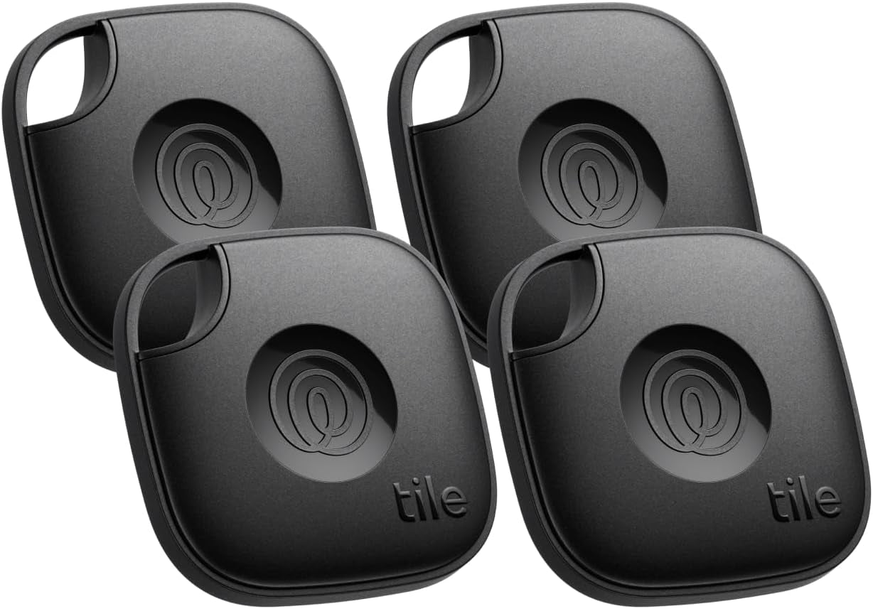 by Life360 Mate - Bluetooth Tracker, Keys Finder and Item Locator for Keys, Bags and More. Phone Finder. Both Ios and Android Compatible. 1-Pack (Black)