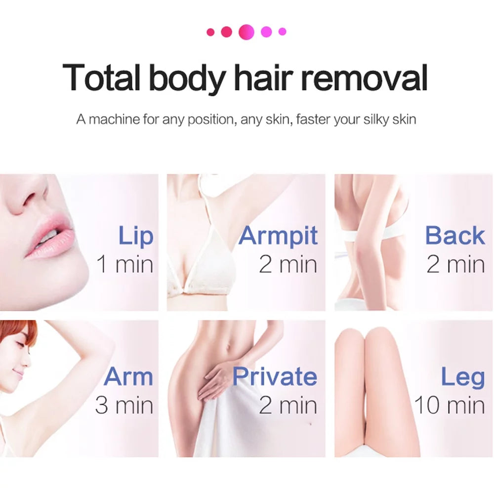 Laser Hair Removal for Women and Men with Cooling System,Upgraded to 990,000 Flashes Hair Removal Device on Facial Legs(Green)