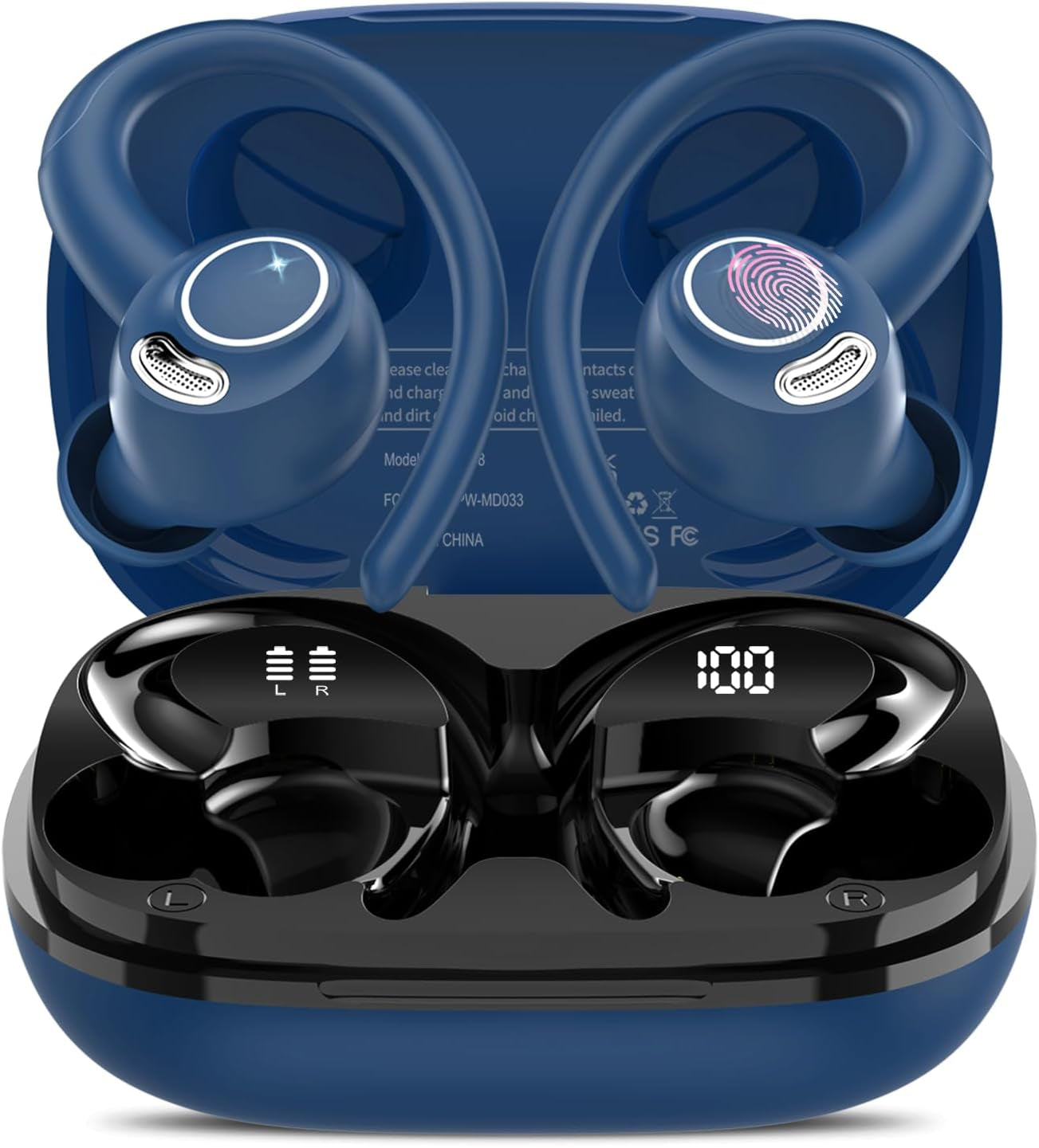 AI Translation Earbuds Real Time, 164 Language Translator Earbuds, 3-In-1 Bluetooth 5.4 Translation Headphones with 5 Translation Modes, 48H AI Ear Buds Translator Device for Business/Learning/Travel